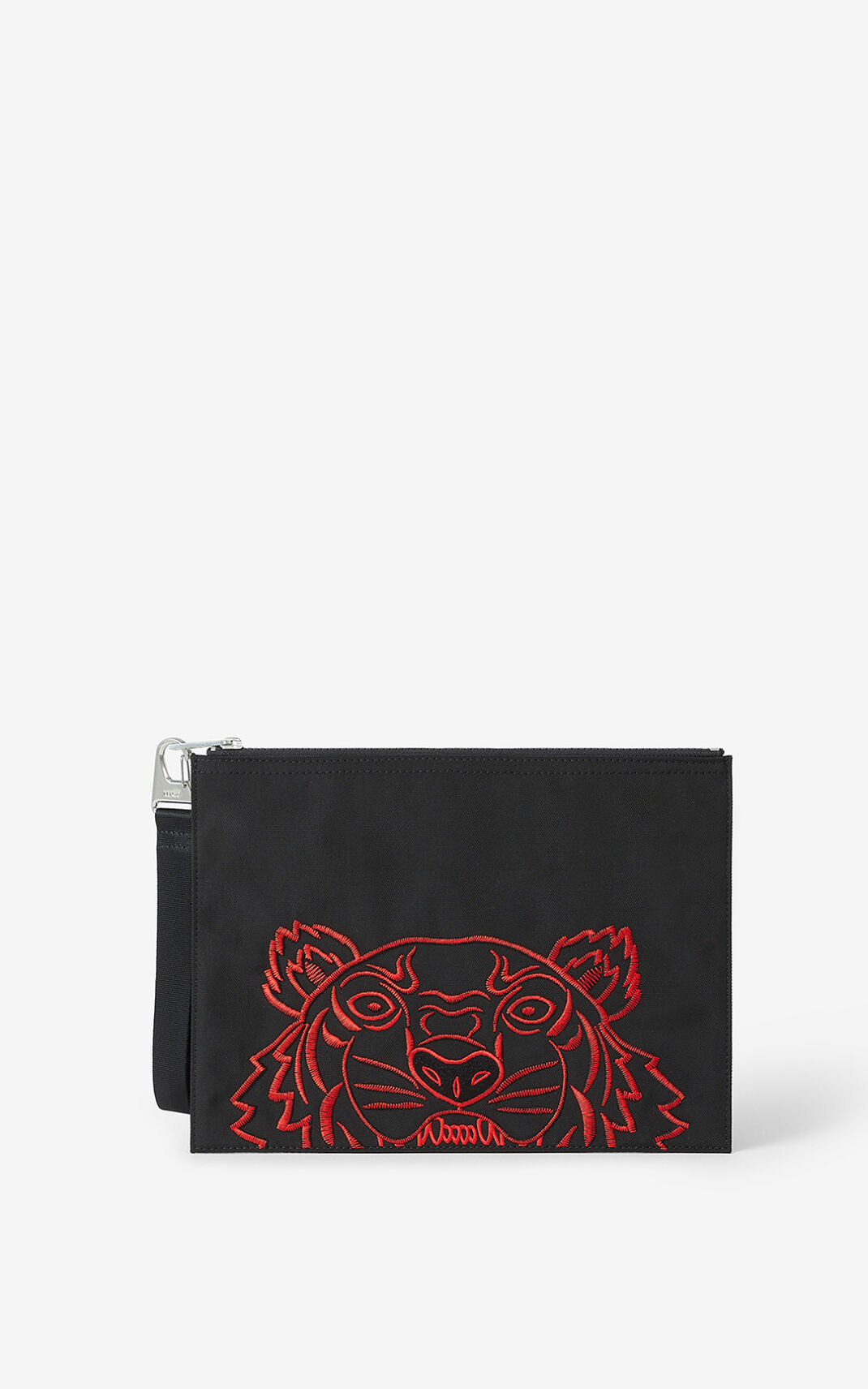 Kenzo Kampus Tiger large Clutch Torbe Ženske - Crne - Hrvatska JRVWQK903